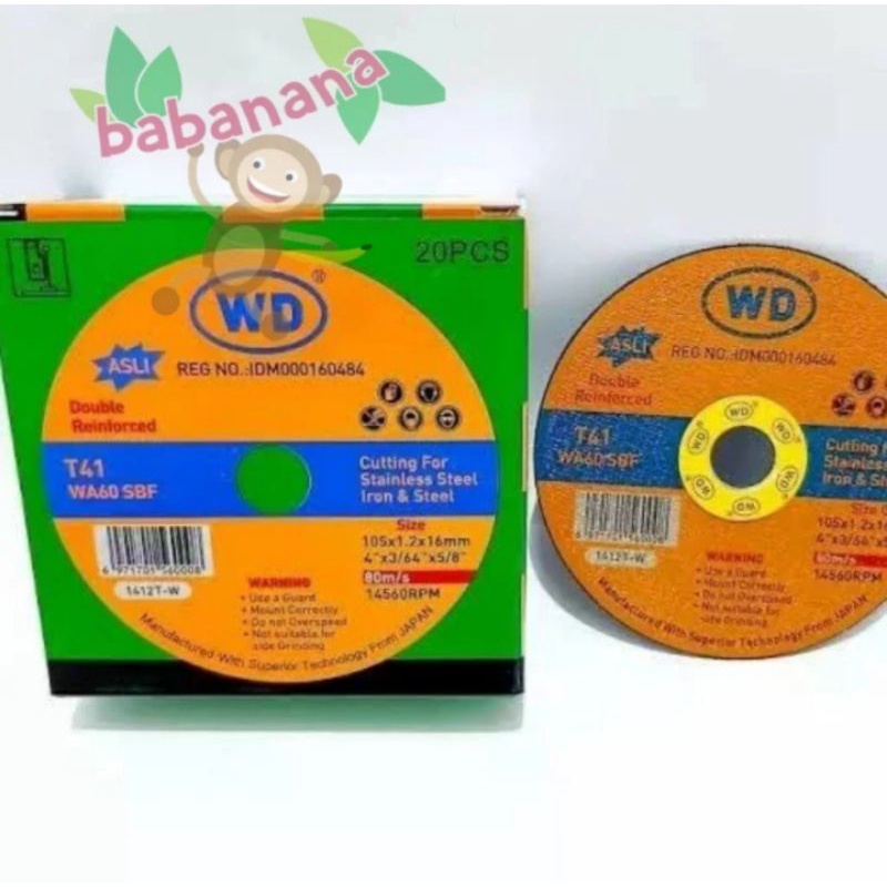 WD mata gerinda disc potong cutting wheel gurinda grinda