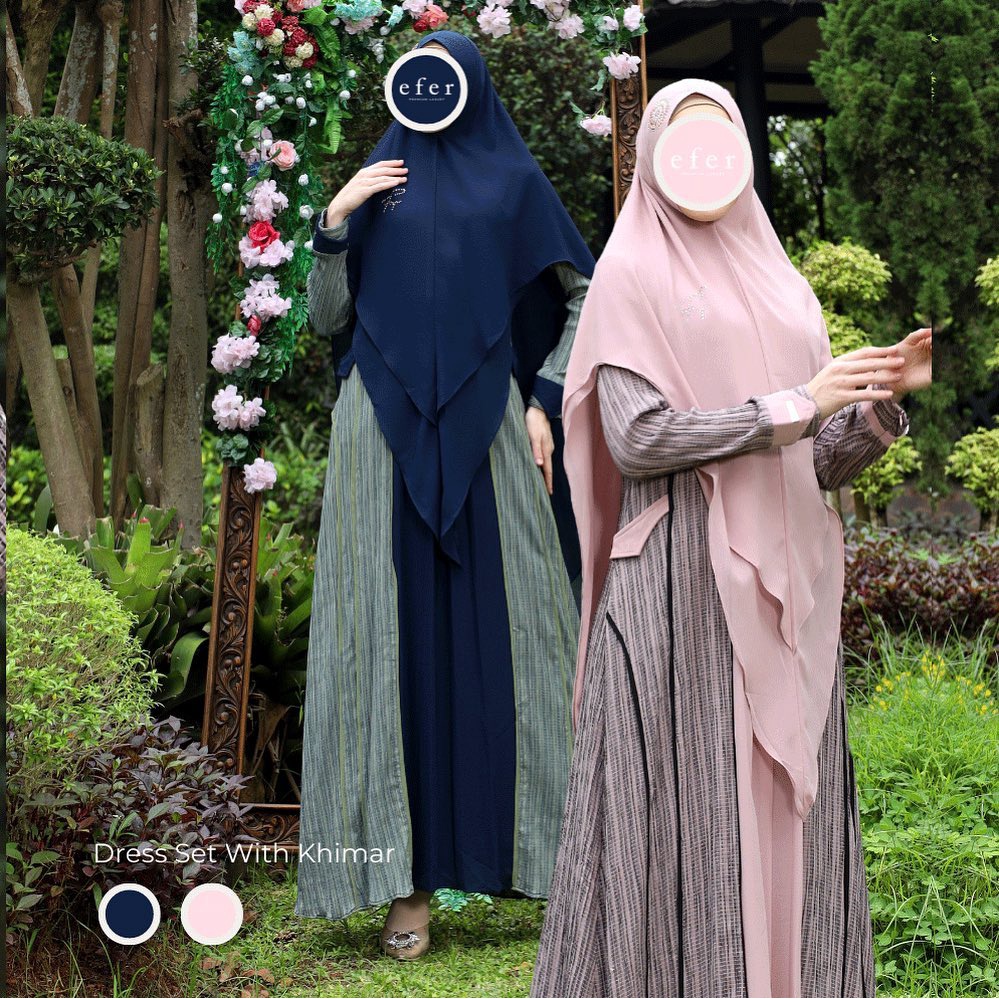 Rayna Gamis Dress Set by Efer Premium Syari