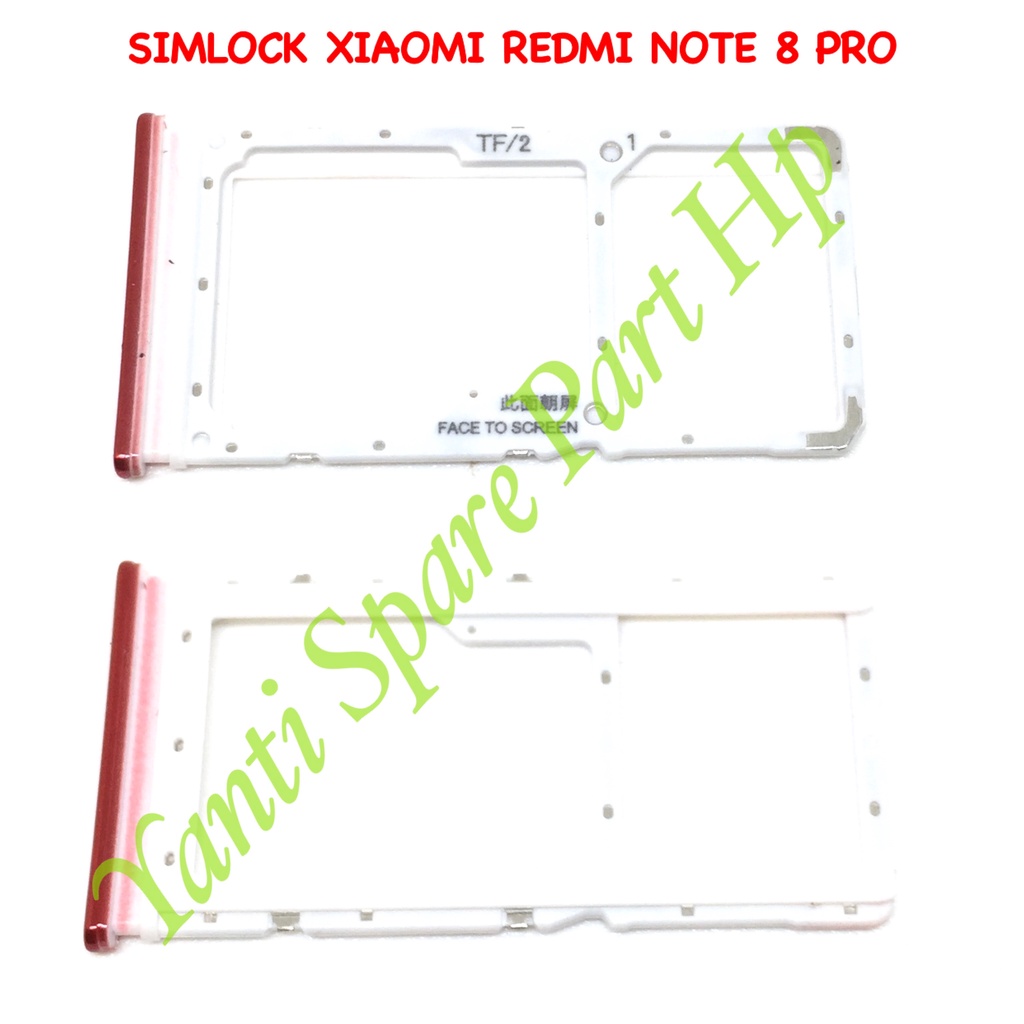 Simtray Sim Lock Xiaomi Redmi Note 8 Pro Original Terlaris New