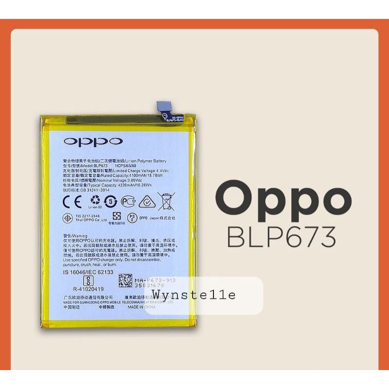 Battery Batrai Batre Oppo A31 2020 BLP673 Original