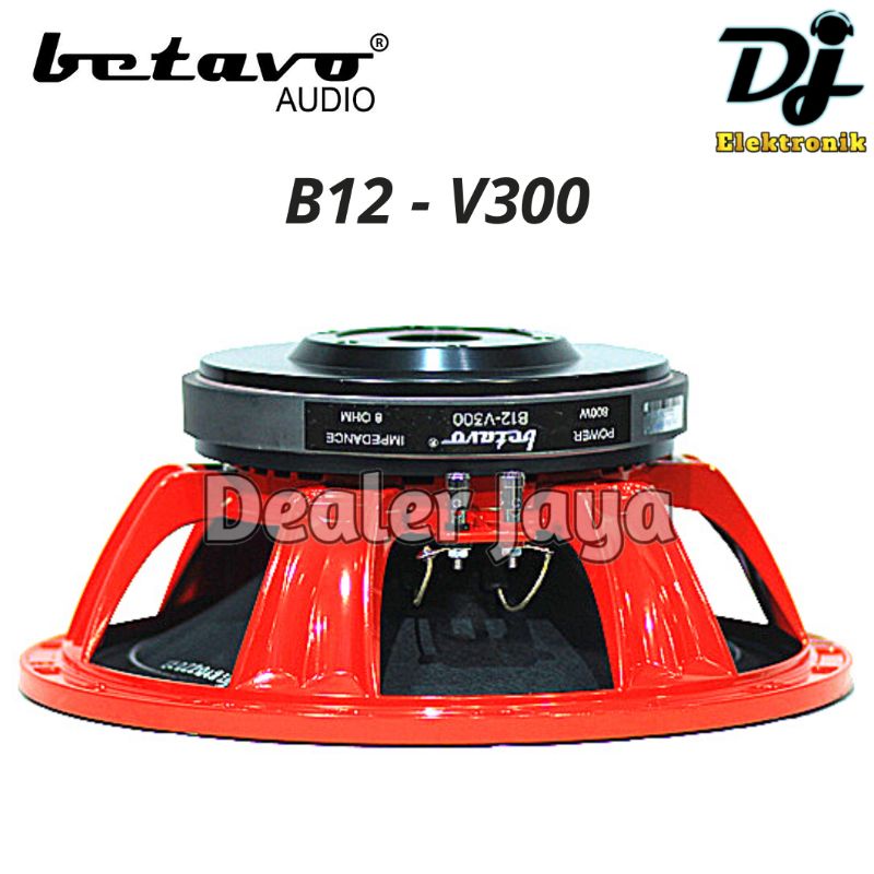 Speaker Komponen Betavo B12 V300 / B12V300 - 12 inch