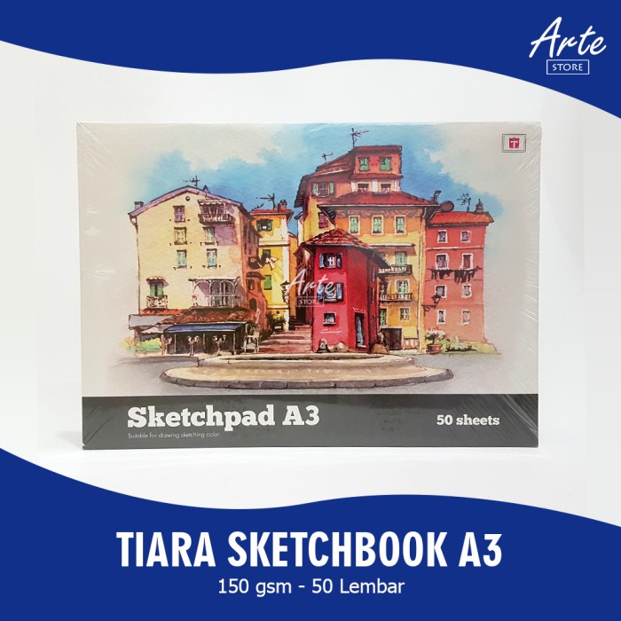 

Promo Tiara Artist Sketch Pad A3 (50 Lembar) Bagus