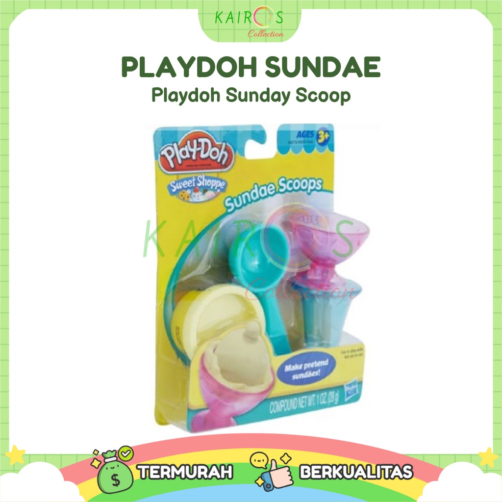 Playdoh Sundae Scoop Hasbro Murah