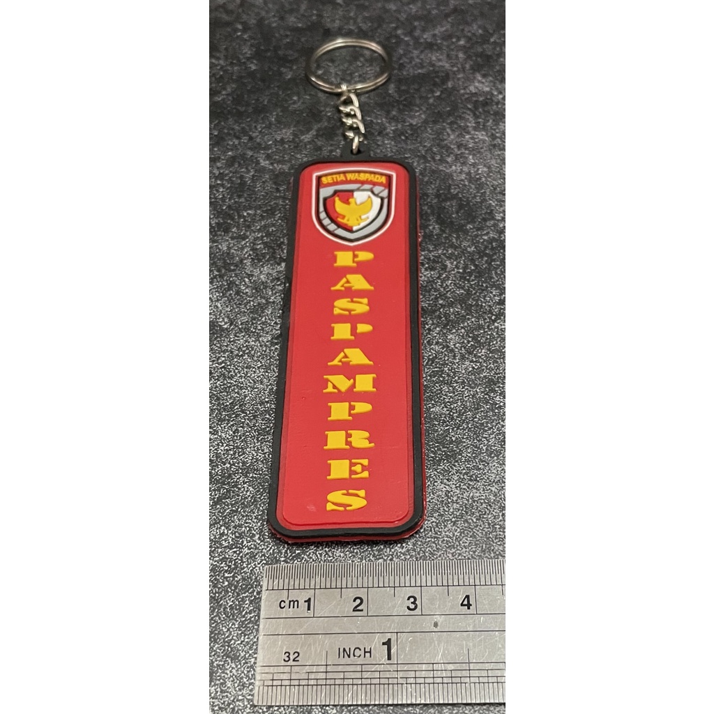 Gantungan Kunci Paspampres (Pjg Merah)| Keychain | Gantungan Kunci