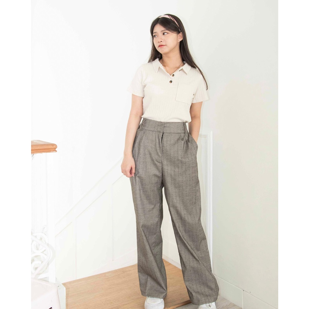 jessi highwaist semi wool pants