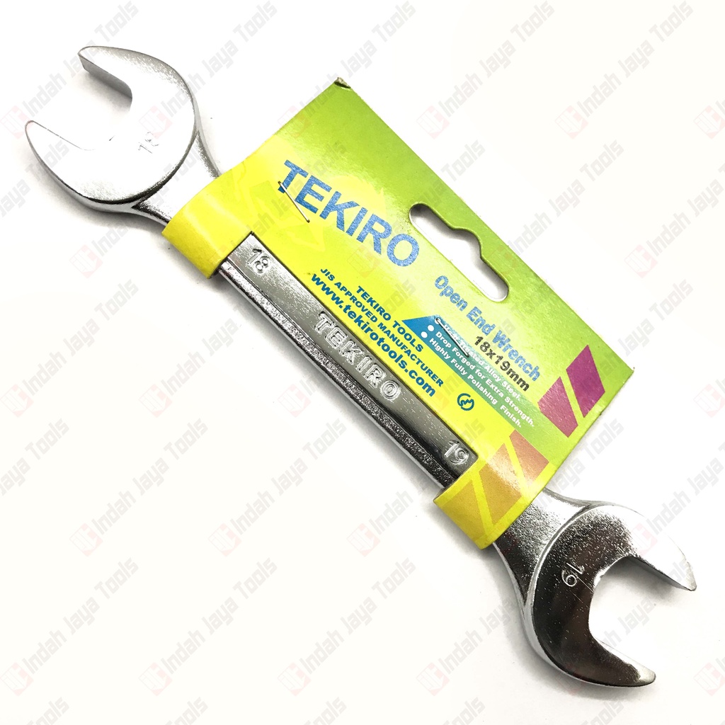 TEKIRO Kunci Pas x Pas 18 x 19 mm - Open End Wrench