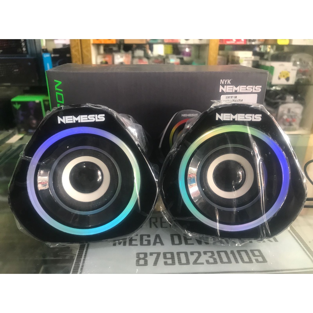 Speaker Gaming NYK SPN-08 Falcon Stereo With RGB Illumination Light