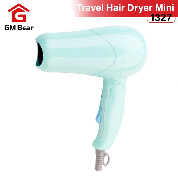 GM Bear Bundle Hemat Hair Dryer Mini 1327 + Catokan Rambut Mini 1113 - Package Beauty Electronic
