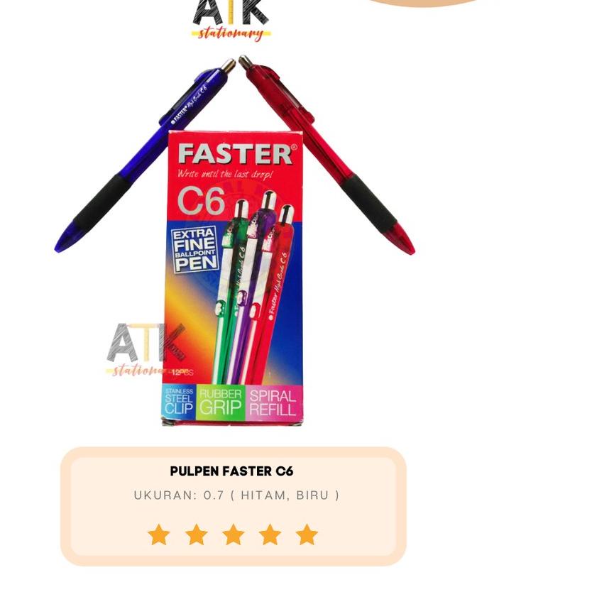 

SALE✅Pulpen Faster C6 Cetek atk|SQ8