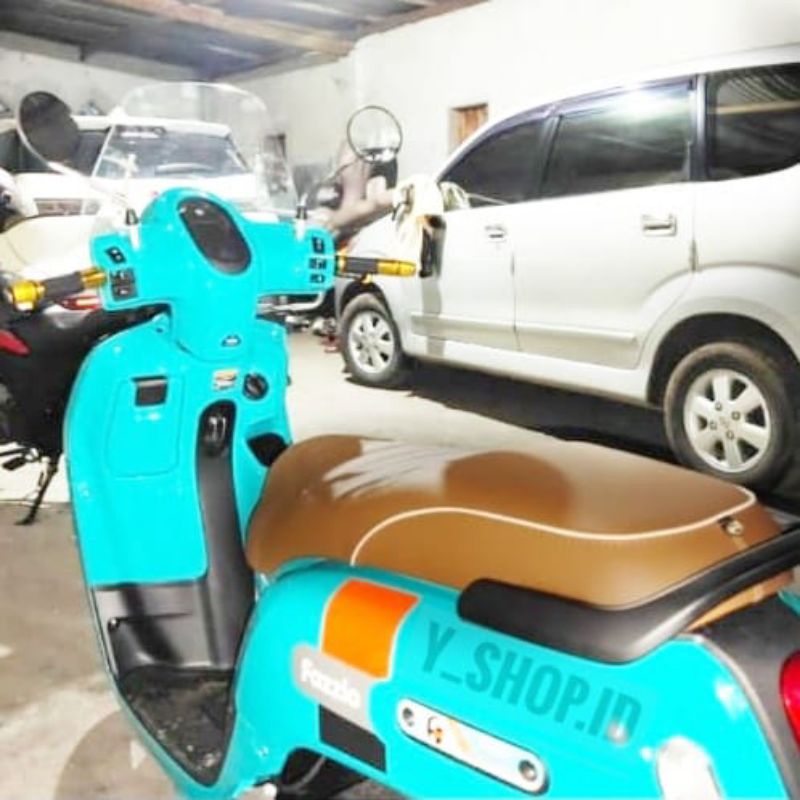 Kulit Sarung Jok Motor Fazzio Modifikasi Original
