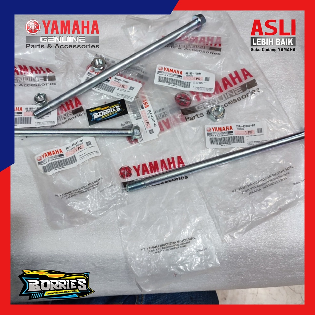 As Mur 3 Set Roda Depan Belakang Dan As Arm Set Yamaha F1Zr Fizr Original
