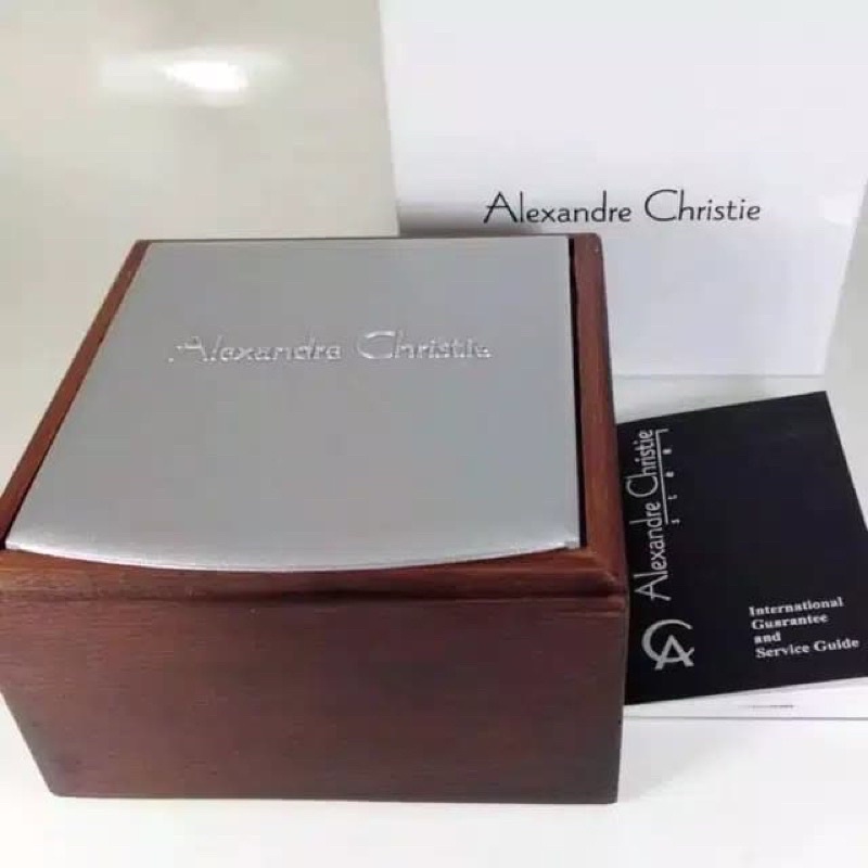 Jam Tangan Alexandre Christie 8637 AC8637 AC 8637 Silver Original Garansi Resmi