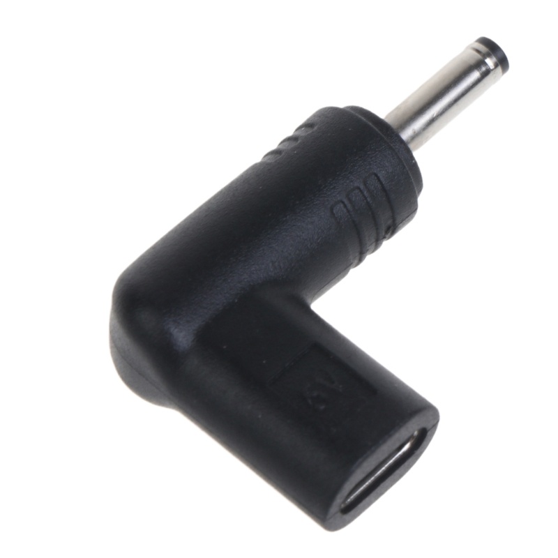 Cre Adapter Konverter Konektor Tipe-C Female Ke 3.5mmx1.35mm Male Siku Kanan