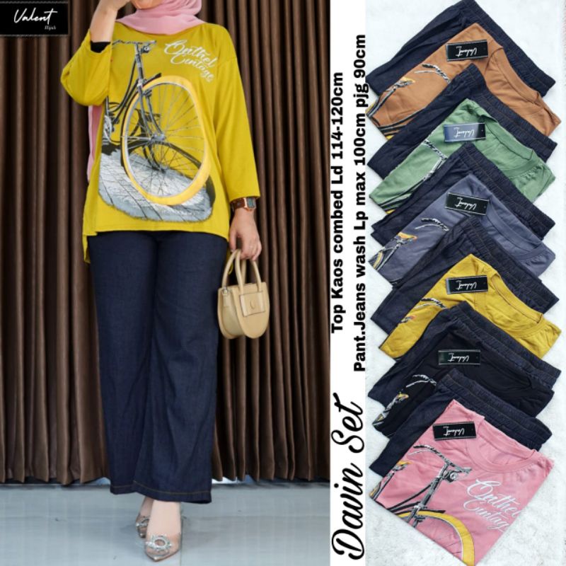 Davin Set Top Kaos Kombat Ld114-120cm Nara fashion Solo