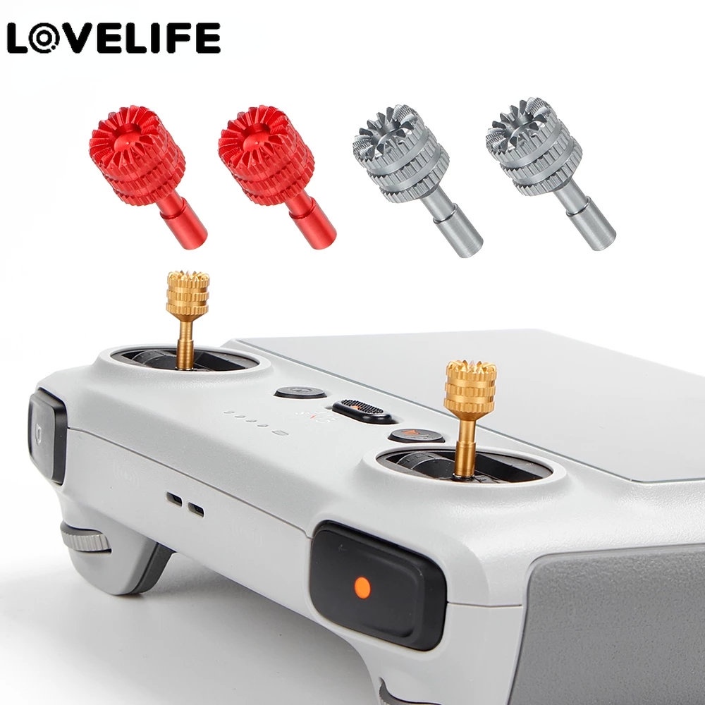 1 Pasang Joystick Bahan Aluminum Alloy Untuk DJI MINI 3 PRO / MINI 3 PRO RC Remote Control