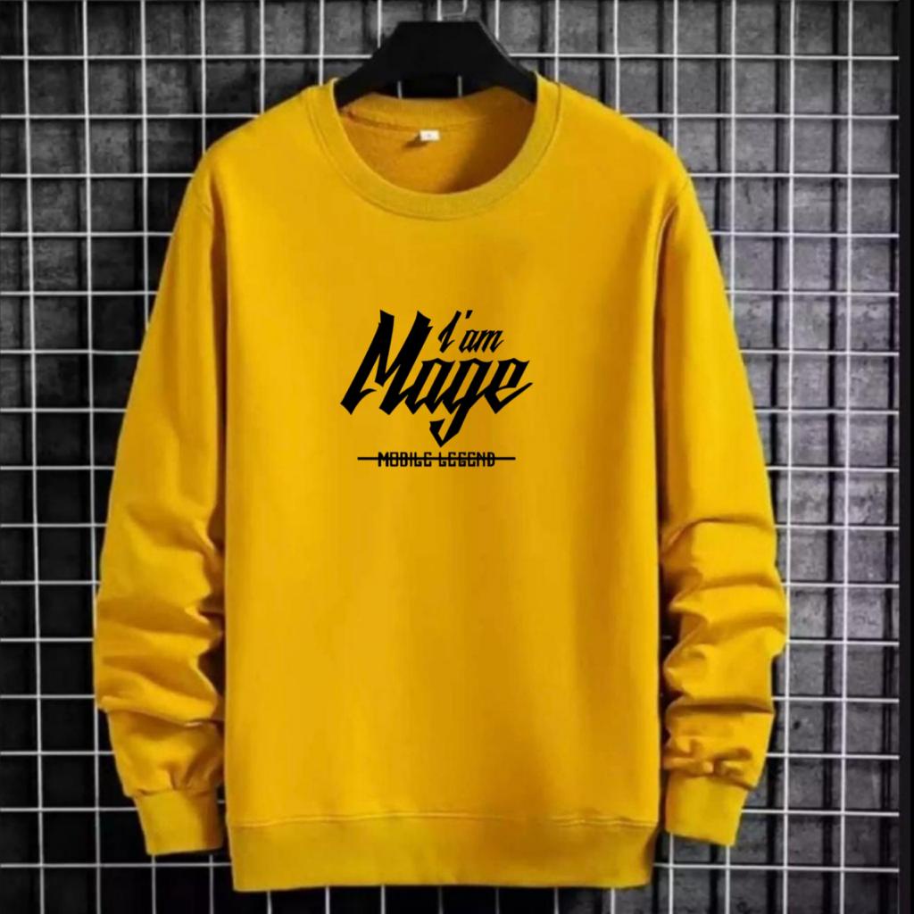 PAKAIAN PRIA/ BAJU UNISEX LENGAN PANJANG I AM MAGE MOBILE LEGEND/FASHION PRIA/KUALITAS BAJU BAGUS/BAJU MURAH