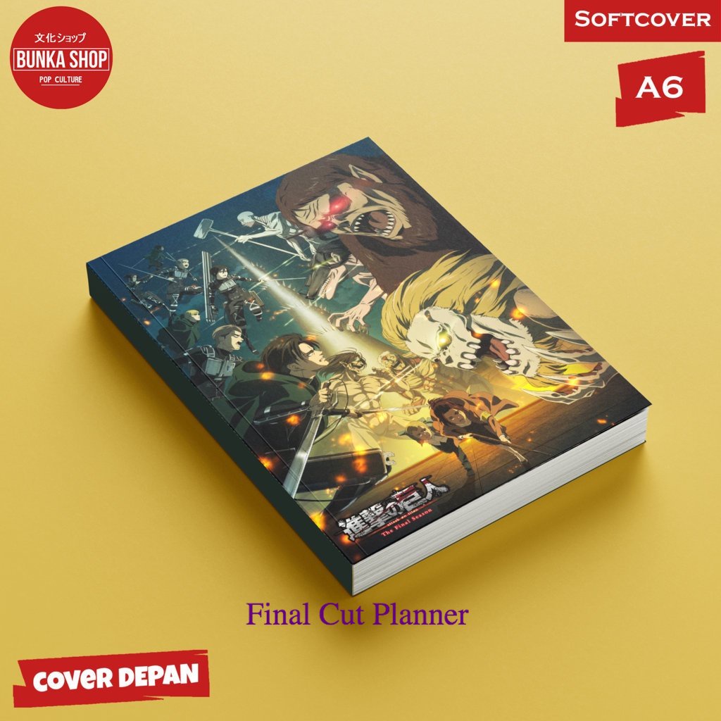 

Pocket Note Shingki No Kyojin S4 2 Softcover A6 Buku Tulis Catatan Notes Agenda Planner Jurnal .