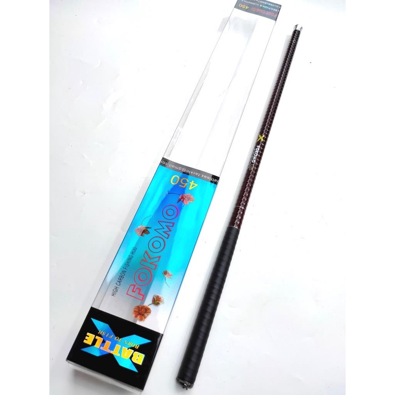 Joran Tegek Battle X Fokomo 360 450 540 Ruas Panjang carbon kuat kaku