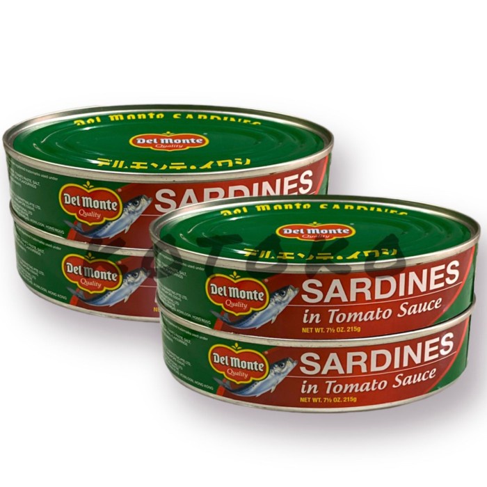 

Ikan Kaleng Sarden Delmonte 215Gr