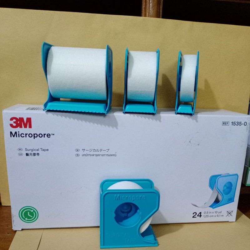 Micropore 3M / plester putih pembalut luka / roll ecer