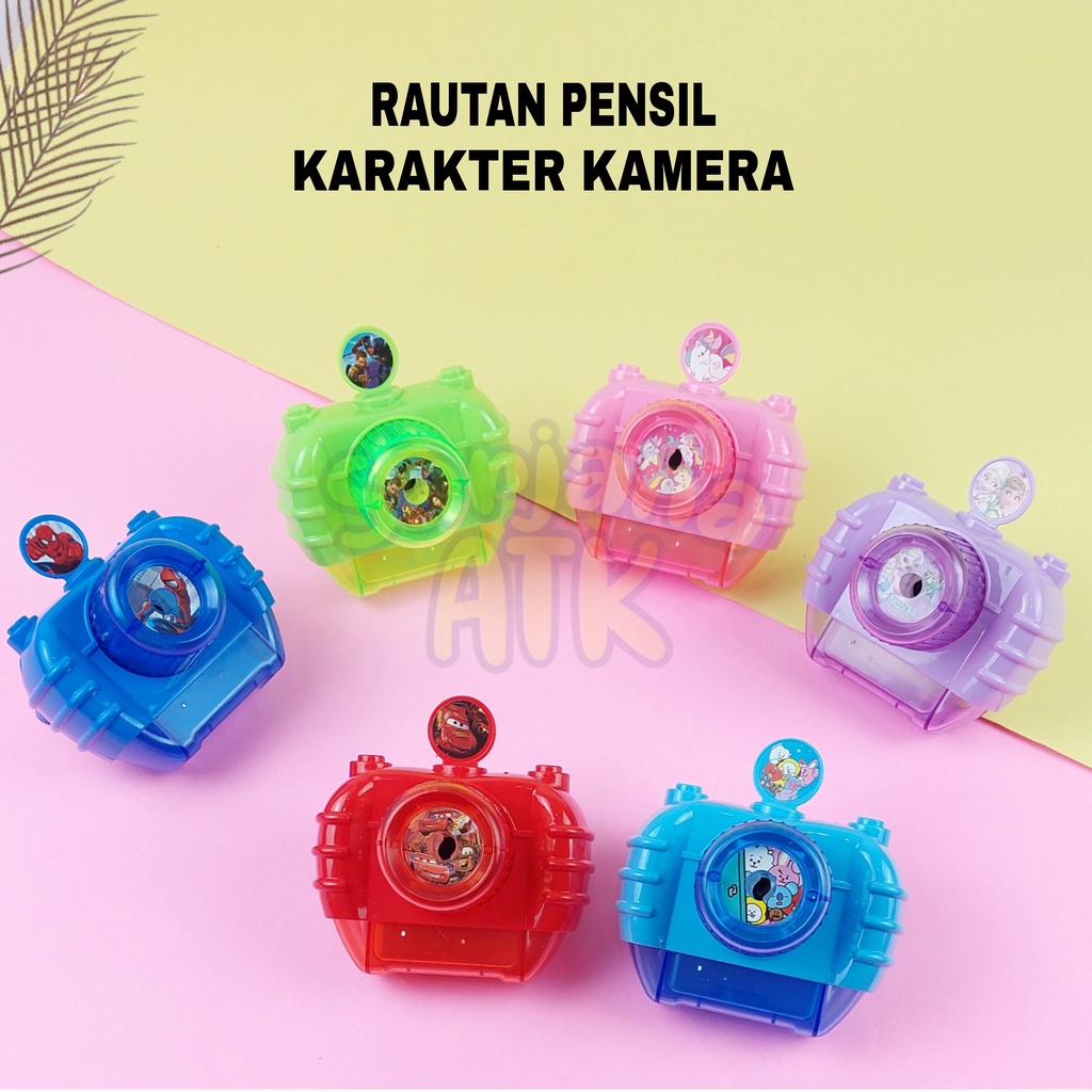 

Rautan Duduk / Rautan Meja / Rautan Putar / Rautan Pensil Motif Kamera