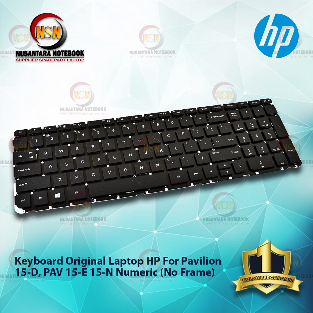 Keyboard Original Laptop HP For PAV 15-D PAV 15-E 15-N No Frame