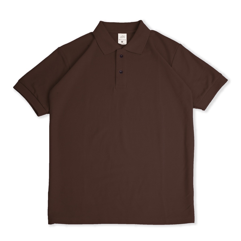 POLO SHIRT DARK BROWN