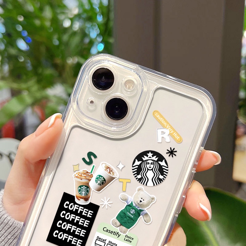 Case Bahan Akrilik TPU Transparan Tahan Banting Untuk iPhone 14 13 12 11 Pro Max XS Max XR X 14 8 7 Plus SE 2020 2022