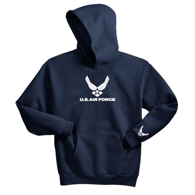 jaket hoodie sweater us air force 2 navy