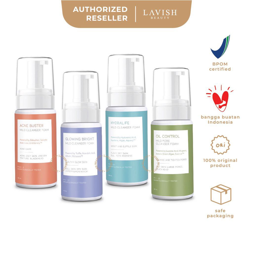 ALLURA CLEANSER FOAM GLOWING BRIGHT MILD HYDRALIFE MILD