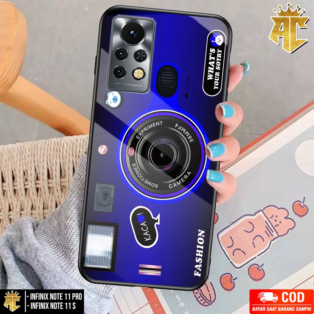 Case INFINIX NOTE 11 PRO / INFINIX NOTE 11S - Casing INFINIX Terbaru 2022 AERO STORE [ camera ] Sili