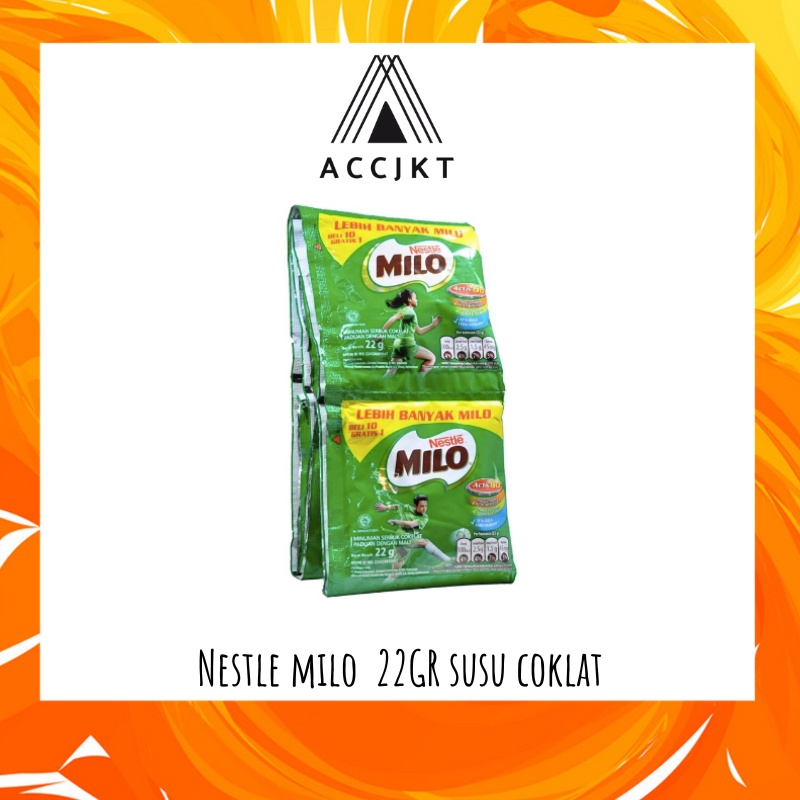 

Milo activ-go nestle sachet 10x22g susu coklat SUSU BUBUK ACCJKT