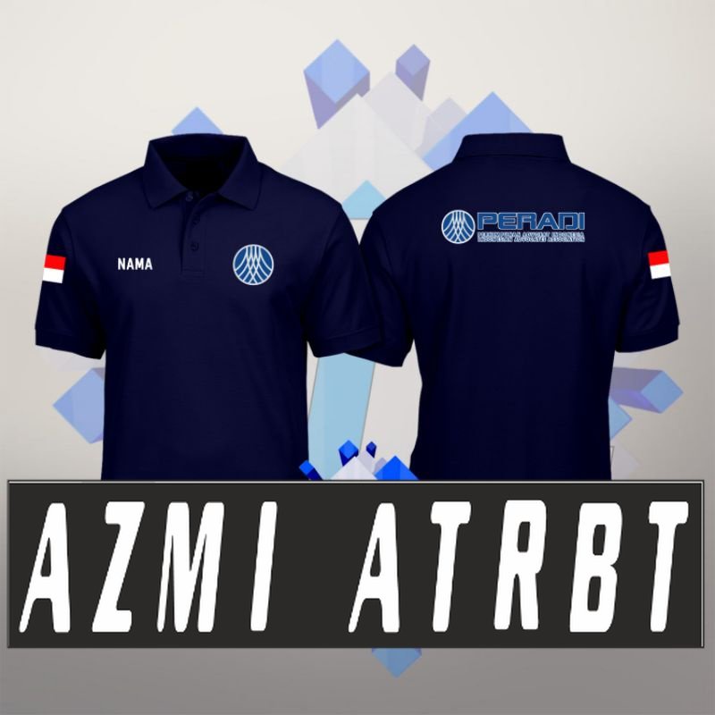 KAOS POLO SHIRT KERAH LENGAN PENDEK ADVOKAT PERADI PERHIMPUNAN ADVOKAT INDONESIA