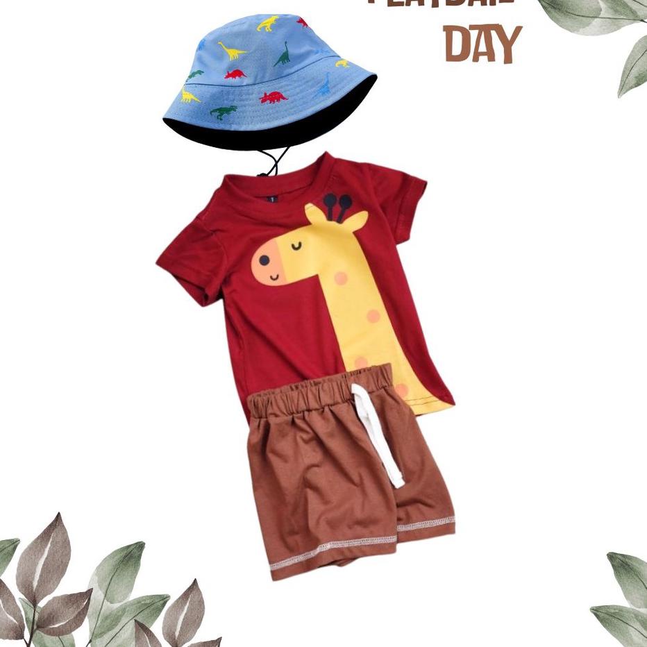 Best Bucket Hat Anak Polos Topi Anak Dino Kupluk Anak Topi Rimba Topi Piknik Anak Laki Laki Cowok To