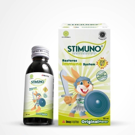 Stimuno Sirup 60 ML//Imunomodulator Herbal vitamin anak