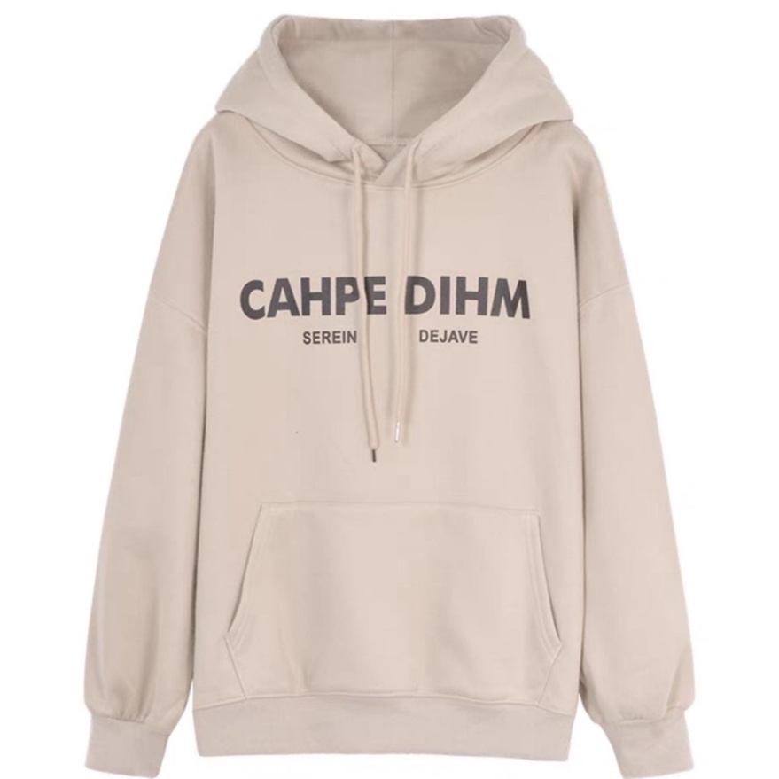 OVERSIZE XXL CAHPE SWEATER HOODIE BASIC ADA TOPI SAKU (PS)