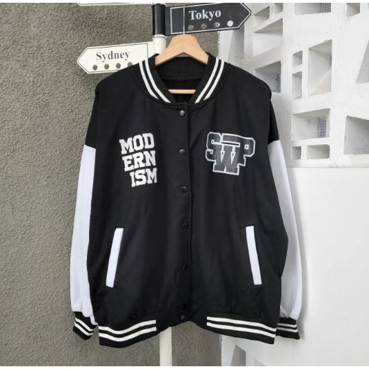 JAKET VARSITY BASEBALL OVERSIZE/JAKET VARSITY PRIA/JAKET BISBOL GAYA KOREA/JAKET KOREA FASHION KECE