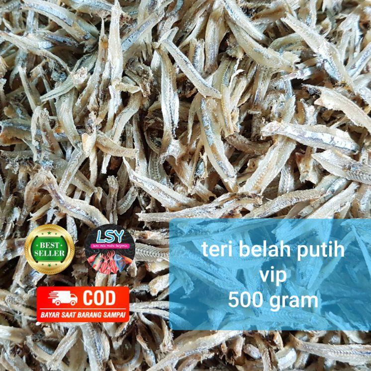 

Penawaran Spesial--ikan asin teri belah putih vip/ jengki belah vip 500gr