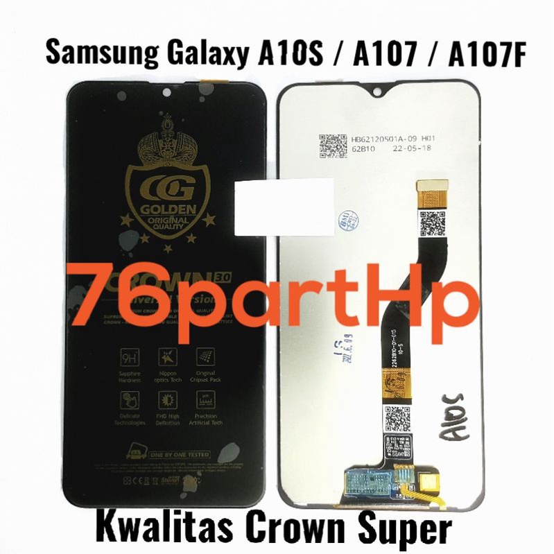 Lcd Touchscreen Fullset kwalitas Crown Super Samsung galaxy A10S A107