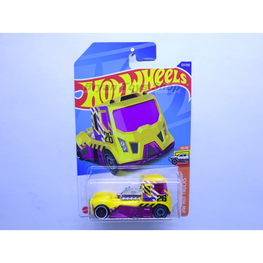 Hot Wheels Rennen Rig Pink Kuning