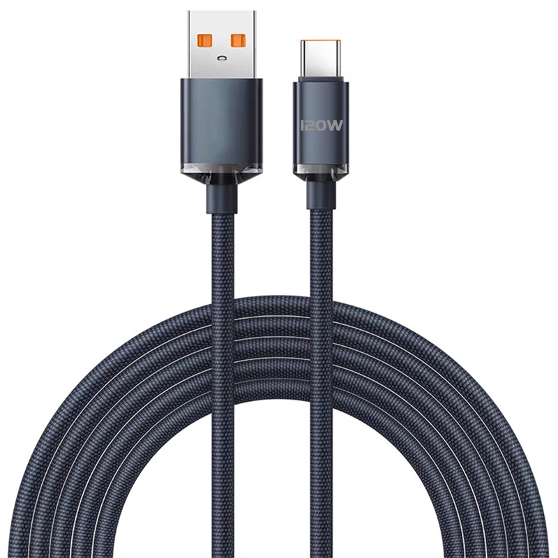 Kabel Data / Charger USB Tipe C 120W Fast Charging Untuk Huawei P50 P50 Pro P40 xiaomi 12 11 6A