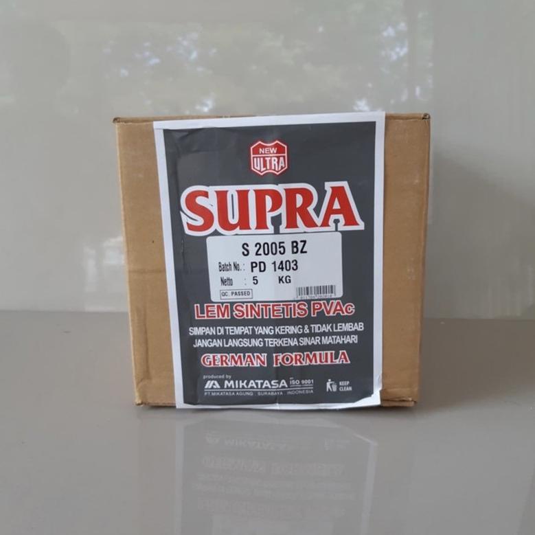 

[PRODUK 866MQ] lem putih supra 5KG PPY