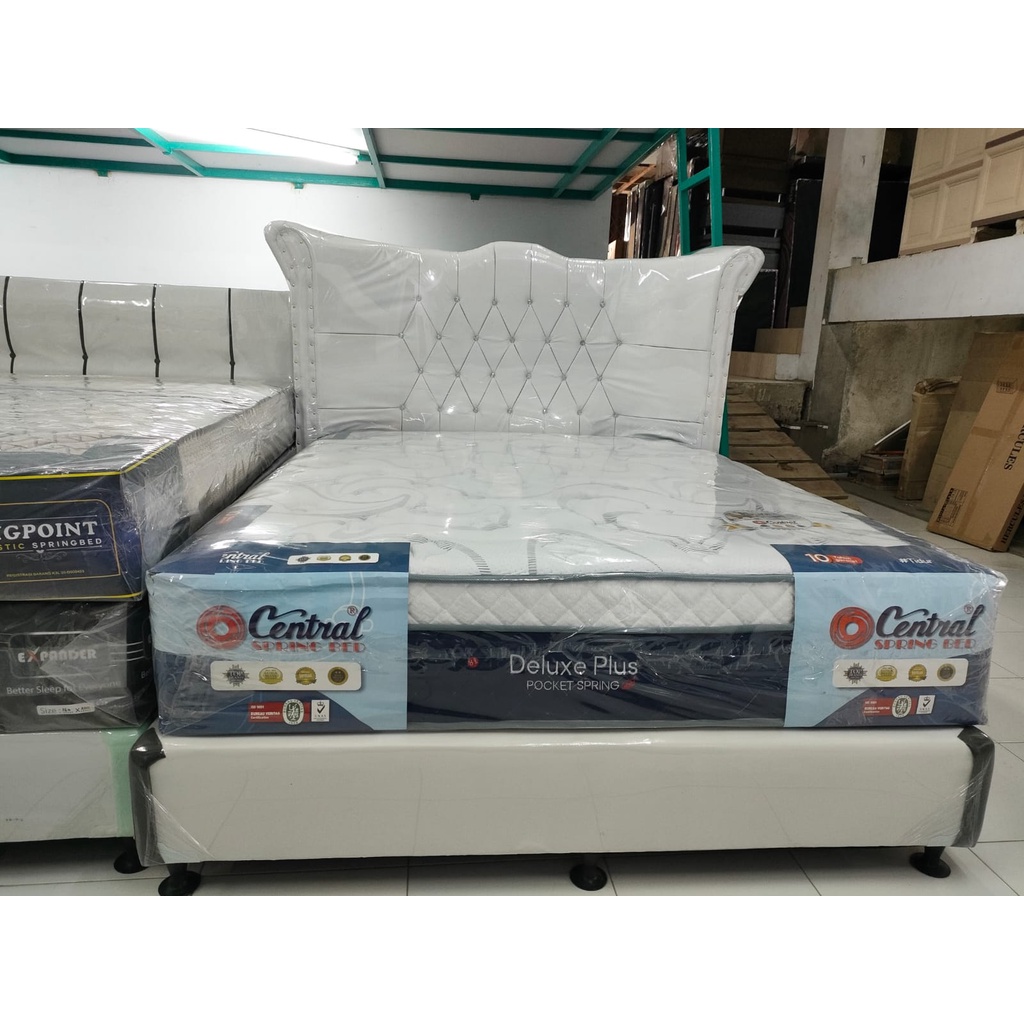 Central Springbed Plustop Ukuran160 X 200 + Divan khusus cileungsi jonggol cibubur cibinong citeureu