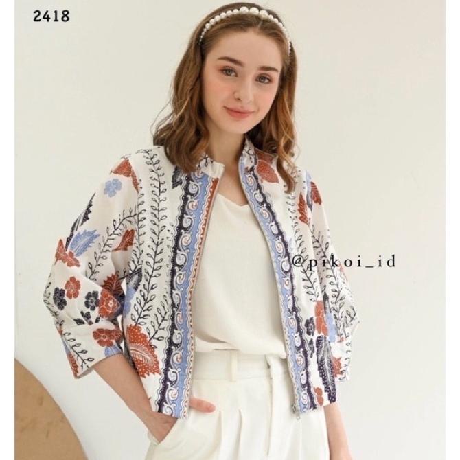 Outer Batik / Blazer Batik wanita / bolero wanita kantor / kerja 135 Termurah