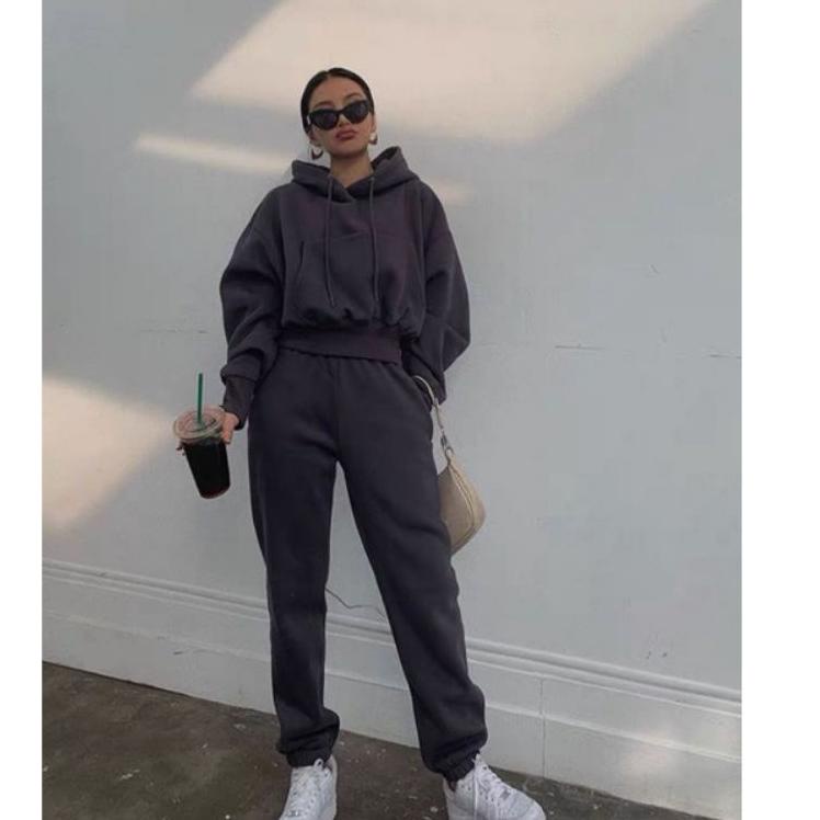 Terlaris Nisin Setelan Wanita - Pakaian Wanita Korea - Satu Set Olahraga - One Set Wanita Terbaru