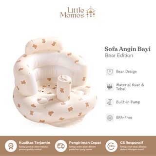 Little Momos Premium Baby Sofa Bear Edition | Pelampung Bayi Premium