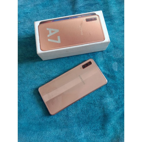 jual hp samsung A7 second minus LCD+layar pecah
