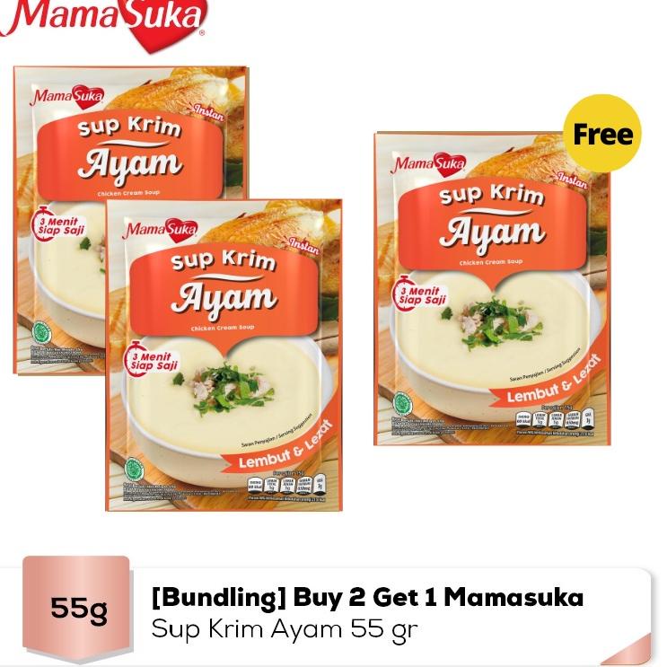 

CSq7Q1c--[Bundling] Buy 2 Get 1 Mamasuka Sup Krim Ayam 55 gr