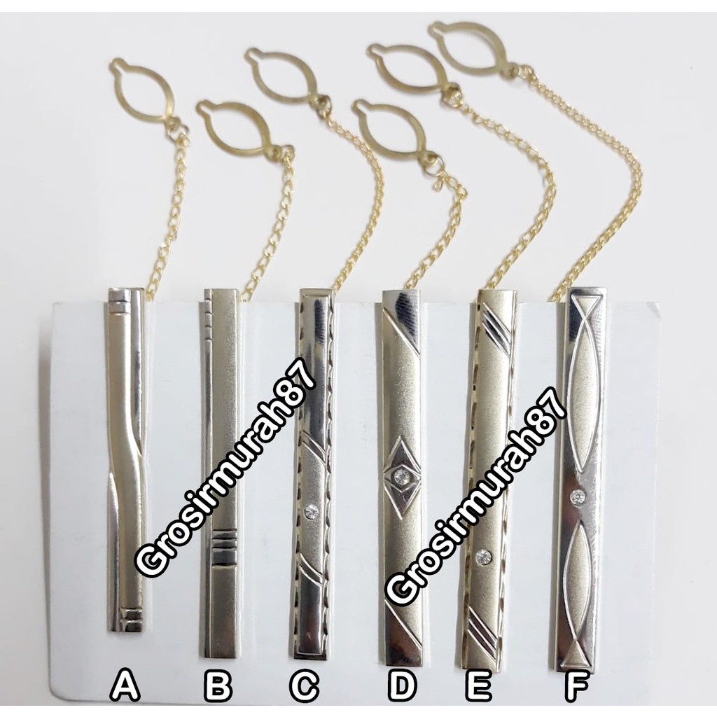 jepit dasi soft gold premium penjepit grosir distributor dasi