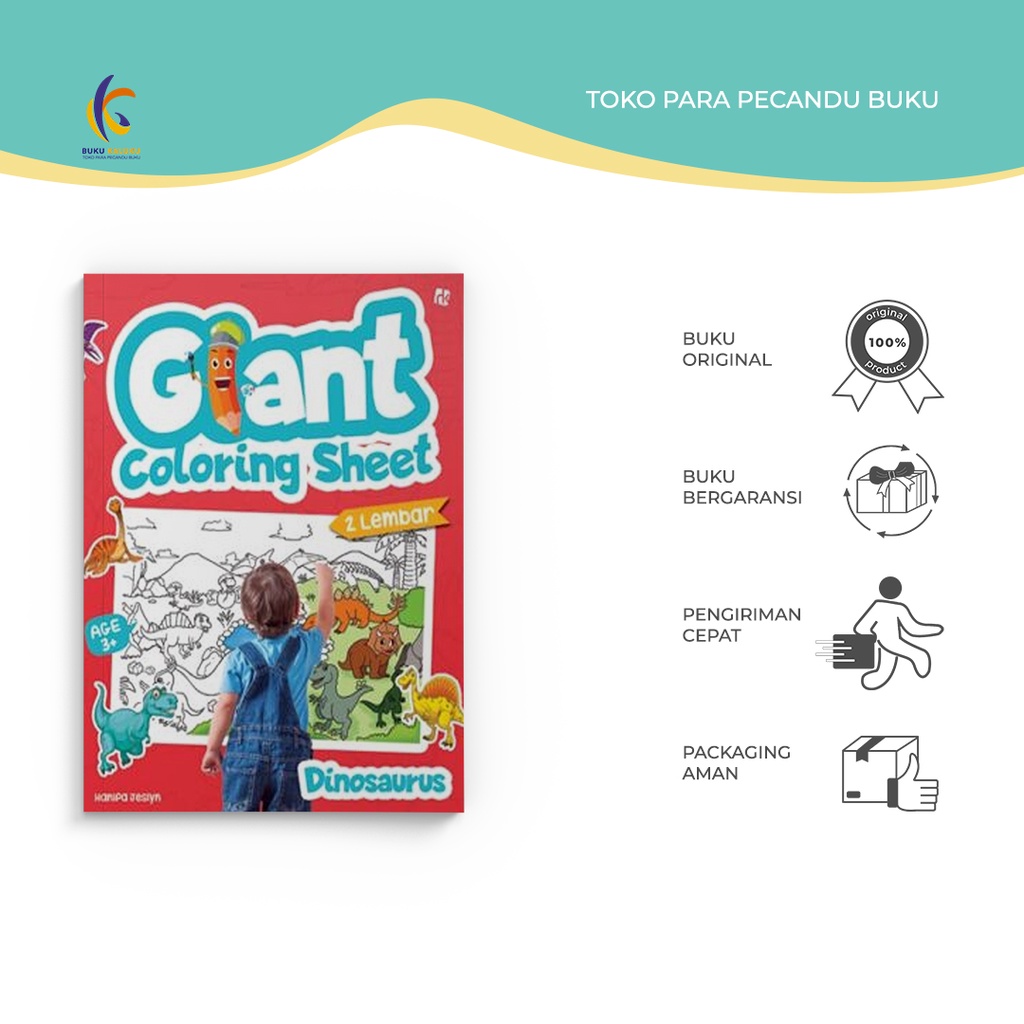 

[ SALE ] GIANT COLORING SHEET : DINOSAURUS, DUNIA BAWAH AIR, LUAR ANGKASA ( DISKON 15 - 25% )